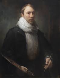 Will St Johnself Portrait With White Scarf201727 X 35 Oil On Linen Self Portrait Art Self Portrait Portrait