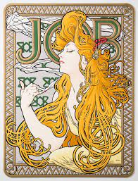 Job Alphonse Mucha Rue Royale Fine Art Art Nouveau Poster Art Nouveau Illustration Mucha Art