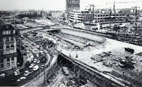 Paris Unplugged 1960 La Construction Du Peripherique Paris Photo Construction Peripherique Paris