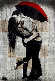 Love N Weather By Loui Jover Paintings For Sale Bluethumb Online Art Gallery Loui Jover Art Kiss Art Romantic Paintings