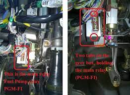 My son got the relay for his 1994 integra at napa. Diy Locate Pgm Fi Fuel Pump Relay Main Relay Acurazine Acura Enthusiast Community