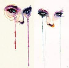 Aquarell Art Artwork Beautiful Colors Concept Cry Crying Cute Watercolor Face Fashion Illustration Watercolor Watercolor Eyes