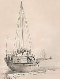 Bateau Servant Au Transport Du The Francois Edmond Paris 1806 1893 Essai Sur La Construction Navale Des Peuples Extra E Construction Navale Navale Pirogue