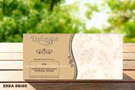 Ukuran undangan ini adalah 360 x 210 mm dalam keadaan terbuka. Download Undangan Pernikahan Erba 88160 Cdr Gratis Kumpulan Tutorial