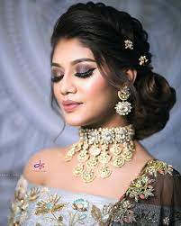Pin On Bridal Makeup Trends Engagement Hairstyles Bridal Hair Buns Indian Hairstyles