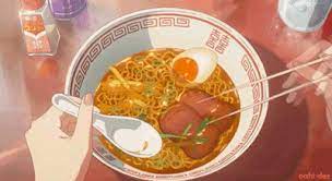 Eating Yummy Ramen Anime Bento Aesthetic Food Food