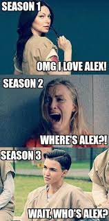 Still In Love With Alex But Hello Stella Orange Is The New Black Orange Is The New Oitnb Memes