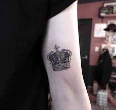 Black Grey Crown Tattoo Siyah Gri Tac Dovmesi Dovme Tattoo Tac