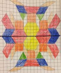 The 4th Grade May Niacs Symmetrical Creations Math Art Symmetry Activities 4th Grade Math