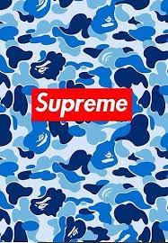 Supreme Blue By Mayman Bape Wallpapers Camo Wallpaper Bape Wallpaper Iphone