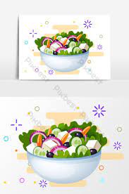عناصر تصميم سلطة الخضار الكرتون مرسومة باليد صور Png Ai تحميل مجاني Pikbest Vegetable Cartoon Salad Design Design Elements