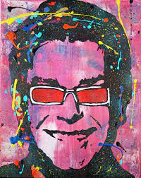 Elton John Art Painting Modern Woman Portrait Elton John Canvas Wall Art Icon Artist Artwork By Kathleen Artist Art Painting Art Canvas Wall Art