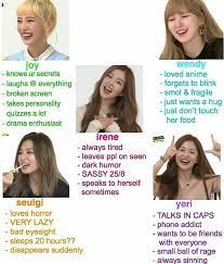 When Ever I Read This I Just Realise How Much I Can Relate With Seulgi Red Velvet Velvet Wendy Red Velvet