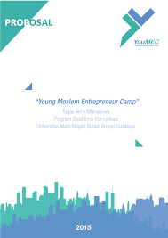 Desain Cover Proposal Event Youmec Young Moslem Entrepreneur Camp Program Studi Ilmu Komunikasi Uin Sunan Ampel Surabaya Desain Blog Sampul Buku Proposal