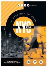 Conference Program Cover Conference Design Graphic Design Postcard Design