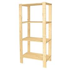 Maße 1,33 breit x 1,36 hoch x 0,35 tief. Baumarkt Regal Holz