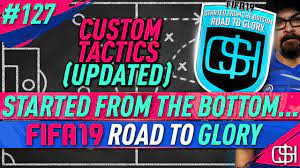 My Custom Tactics I My Dynamic Tactics And Gameplans I Fifa 19 Rtg I Fifa 19 Road To Glory 127 Custom Thats Not My Glory