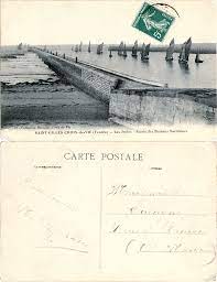Saint Gilles Croix De Vie Les Jetees Sortie Des Bateaux Sardiniers C 1910 Carte Postale Bateaux Bateaux De Peche