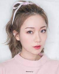 Korean Make Up Looks I Korean Makeup Looks Koreanmakeup Eyemakeup Falsies Eyelashes Pink Spring Korean Makeup Tips Korean Make Up Makeup Looks