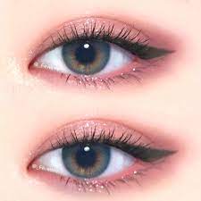 Korean Makeup Tips Use Blue Eye Shadow In Case Your Eyes Are Brown Blue Compliments Brown Eyes By Enhancing Pink Eye Makeup Korean Eye Makeup Makeup Eyeliner