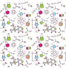 Hand Draw Chemistry Pattern Vector Image On Vectorstock Doodle Background Chemistry Drawing How To Draw Hands
