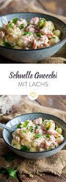 Gonn Dir Mal Gnocchi Mit Lachs In Rahmsauce Rezept Rezepte Rahmsauce Essensrezepte