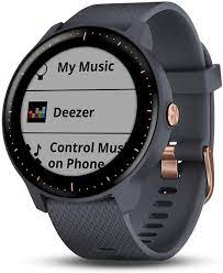A fully charged vivoactive 3 music lasts up to seven days in smartwatch mode and five hours using the gps and playing music via bluetooth. Vivoactive 3 Music Ww Gps Wi Fi Granite Blue Rose Gold Reacondicionado Amazon Es Electronica