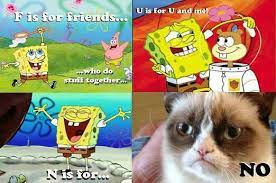 Spongebob Grumpy Cat Cat Jokes Grumpy