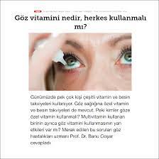 Gunumuzde Pek Cok Kisi Cesitli Vitamin Ve Besin Takviyeleri Kullaniyor Goz Sagligina Ozel Vitamin Ve Besin Takviyeleri De Mevcut Peki Bilgi Fotograf Vitamin