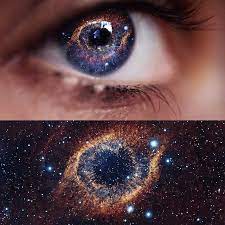 Her Eyes Were Galaxies Containing Brand New Worlds And Deeper Beauty Than One Would Have First Imagined When Looking At Her S Galaxy Eyes Eye Art Pretty Eyes