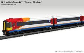 Southwest Trains Class 442 Emu Lego City Train Train Lego Trains