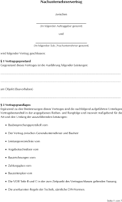 Da es zwischen den beiden. Muster Nachunternehmervertrag Stand 1 April Pdf Free Download
