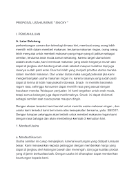 Berikut ini konsep dari sebuah proposal usaha yang bisa anda buat trending bulan ini. Proposal Usaha Bisnis 1