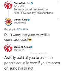 Here are some some seriously funny burger king tweets. Couldn T Wait Til Sunday For This One Murderedbywords