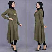 Modamerve Sik Tesettur Uzun Tunik Modelleri Moda Tesettur Giyim Tunik Moda Moda Stilleri