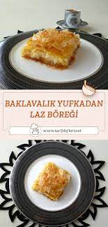Baklavalik Yufkadan Laz Boregi Tarifi Tarif Defteri Yemek Tarifi 2020 Yemek Tarifleri Gida Tatli