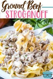 Ground Beef Stroganoff Video The Country Cook 1/8 teaspoon ground black pepper. ground beef stroganoff video the