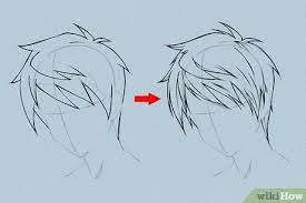 Drawing 2 anime boy hairstyles with touchnew markers step by step if you like this video please like, share, comment and. How To Draw Anime Hair 14 Steps With Pictures Wikihow