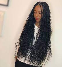 Long Goddess Box Braids With Beautiful Curls Braids With Curls Box Braids Hairstyles Braided Hairdo But, here's another one check out this intricate pattern and statement goddess braid. goddess box braids with beautiful curls