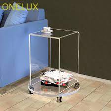 Rolling Acrylic Occasional U Table On Round Base Lucite Small Magazine Tea Table On Wheels Coffee Tables Aliexpress Although this cedar coffee table is on the small side, it's really all that's needed for this set.