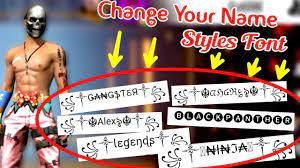 You can search free fire pro players id using the free fire friend search feature. How To Change Free Fire Name Styles Font Ll How To Create Own Styles Name In Free Fire Ll Youtube