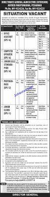 Directorate General Agriculture Jobs In Kpk 2020 Via Ats Agriculture Jobs Newspaper Jobs Job