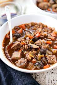 Unlike chicken bones, beef bones alone do not have much flavor on their own. Leftover Prime Rib And Barley Soup Simply Scratch