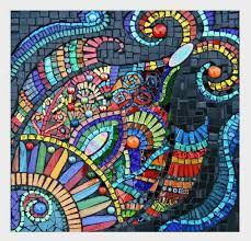 Mix Of Shapes Effective Mosaic Art Mosaic Animals Mosaic