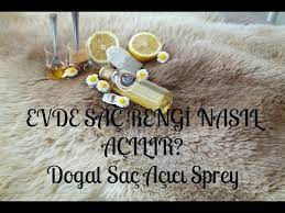 Evde Sac Rengi Nasil Acilir Dogal Sac Acici Sprey Youtube Rengarenk Sac Sac Rengi Dogal Sac
