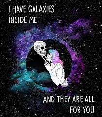 Ihavegalaxiesinsideme And Theyareallforyou Darkerdaysillustration Loveit Galaxy Galaxies Stars Magical Loveit Thursday Ienj Dark Art Drawings Art Skeleton Art