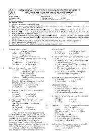 Soal Bahasa Inggris Kelas 10