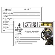It is a tool that is used each and every day across different industries. Forklift Training Wallet Cards