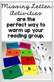(graph labeled alphabetic principle with the words phonological awareness, words, syllables, rhymes, onsets and rimes, and phonemic (picture of a book that reads phonemic awareness activities.) (table labeled term, definition, and assessment samples with the words. Missing Letter Activity Bundle To Practice Alphabet Order Letter Activities Lettering Phonics