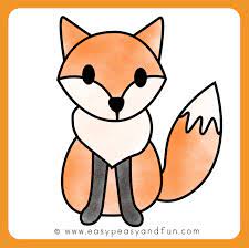 How To Draw A Fox Step By Step Fox Drawing Tutorial Fox Drawing Tutorial Cute Fox Drawing Fox Drawing